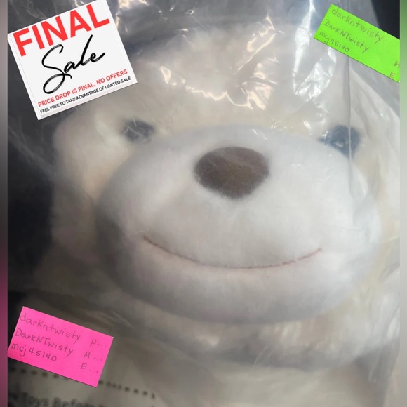 LAST ONE!  SEALED BNWT GUND 18” SNUFFLES POLAR BEAR 6054271 ADORABLY PLUMP - Picture 2 of 14